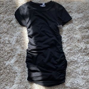 Black mini dress